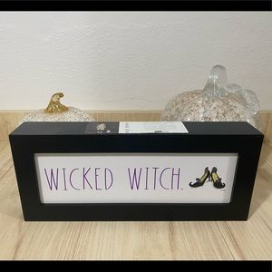 Rae Dunn Wicked Witch sign